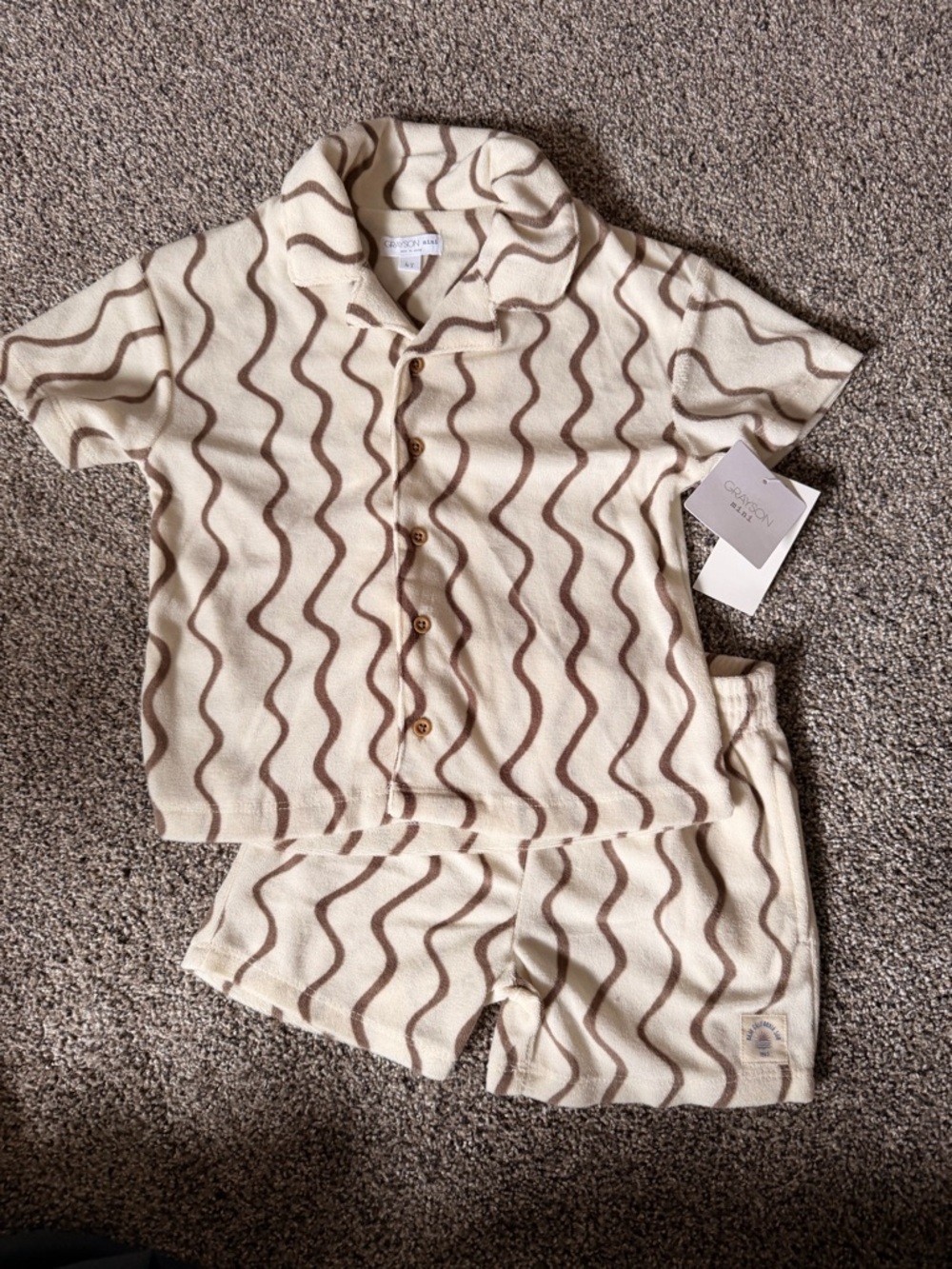 NEW Grayson Mini Terrycloth Set 4T
